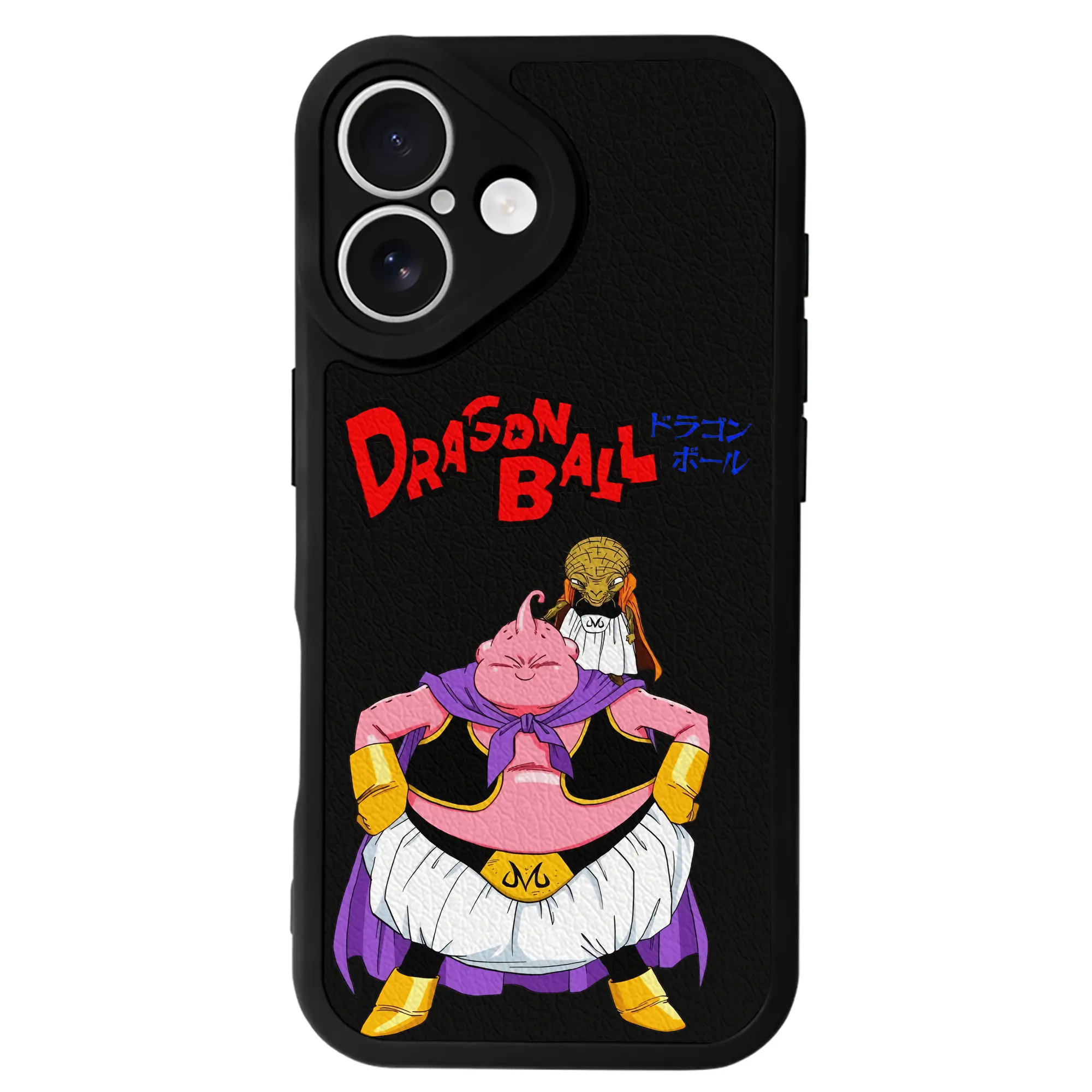 ドラゴンボール グッズ まじん ブウ - IPhone 16シリーズ対応 ・ シリコンスマホケース ・ レザー調 ・ 高精度フィット ・ 耐衝撃 ・ ワイヤレス充電対応 ・ 精密カット